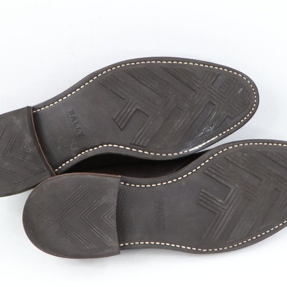 Bally Scribe Soft Calf Leather Penny Loafers Brown main image 9